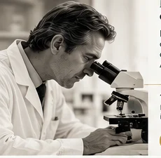 Escena conceptual de laboratorio e investigación